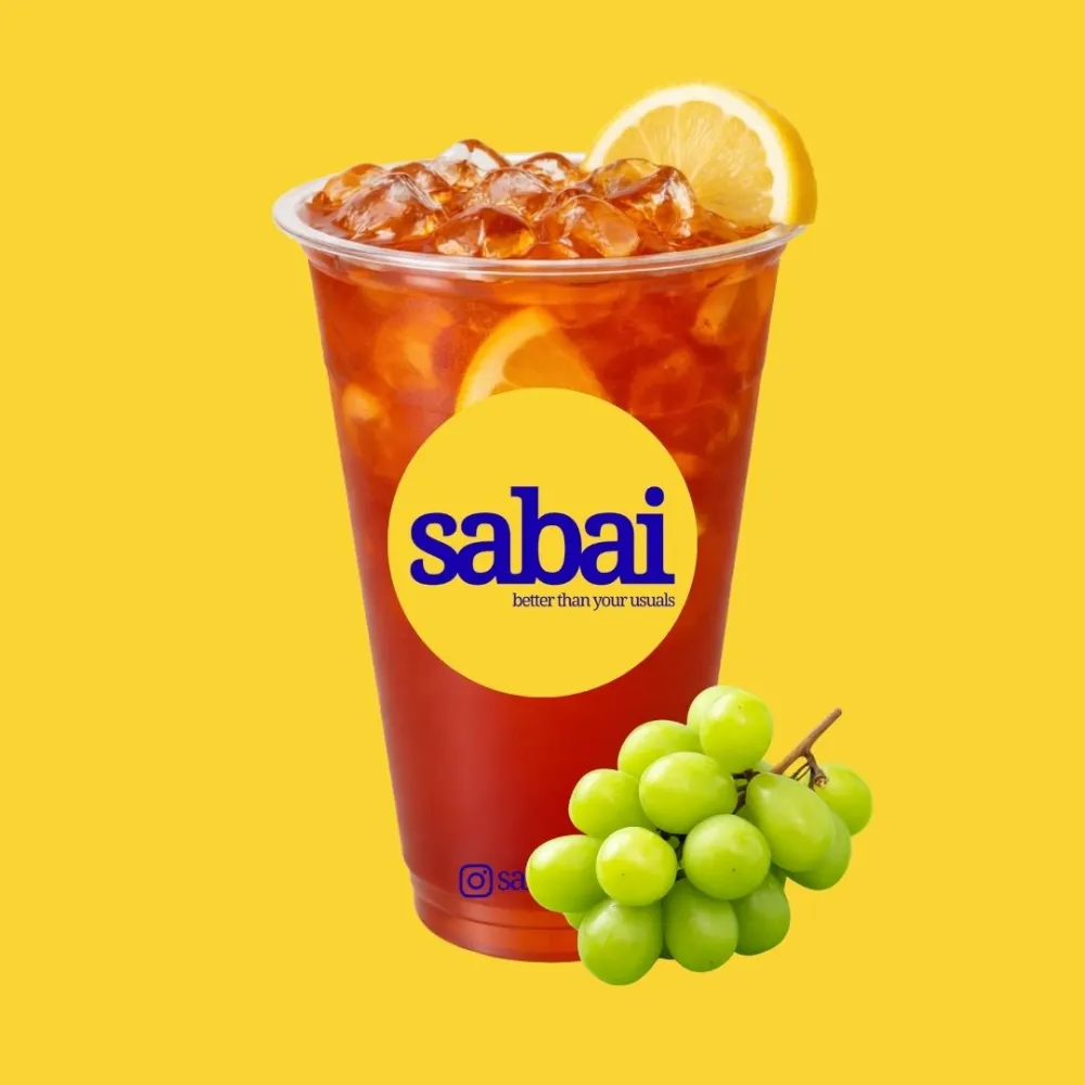 Muscat Grape Lemon Tea Soda